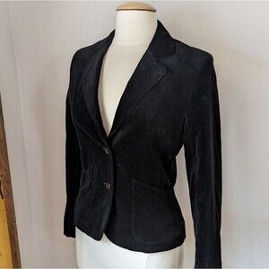 NWT Deadstock Vintage Black Velvet Blazer
